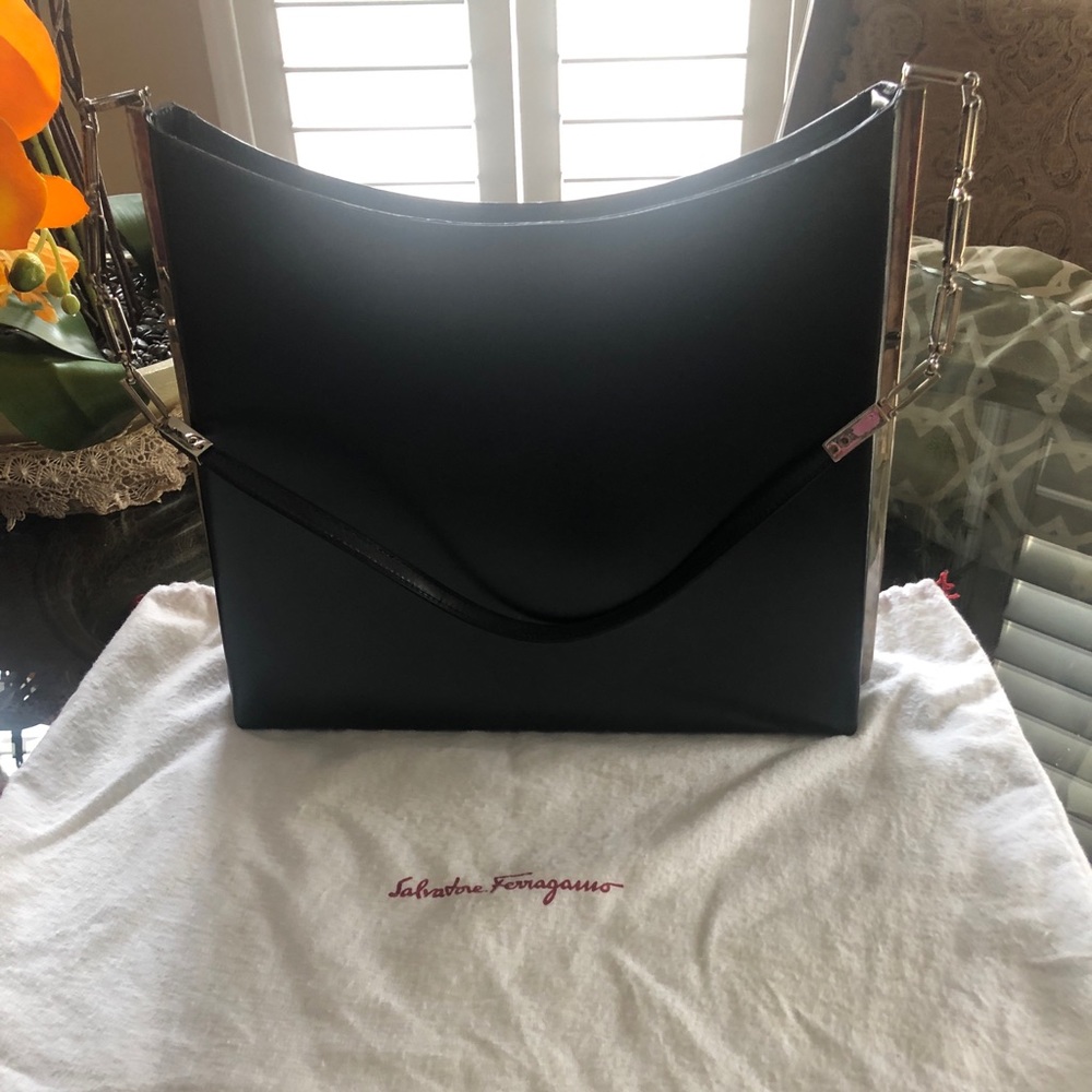 Salvatore Ferragamo purse with dust bag